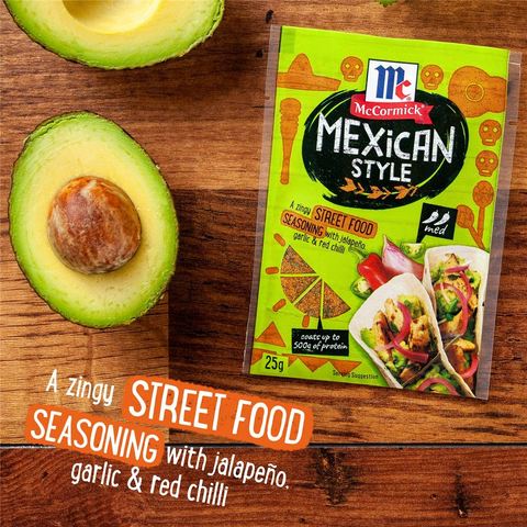 Mccormick Mexican Style Street Food Seasoning 25g