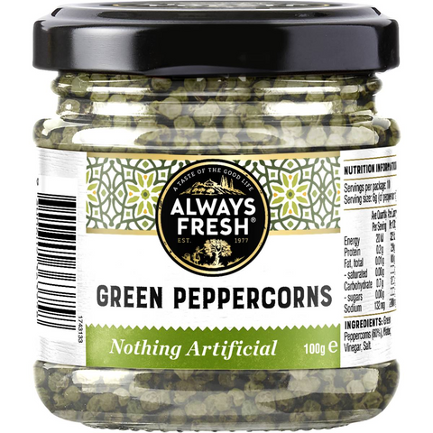 Always Fresh Green Peppercorns 100g