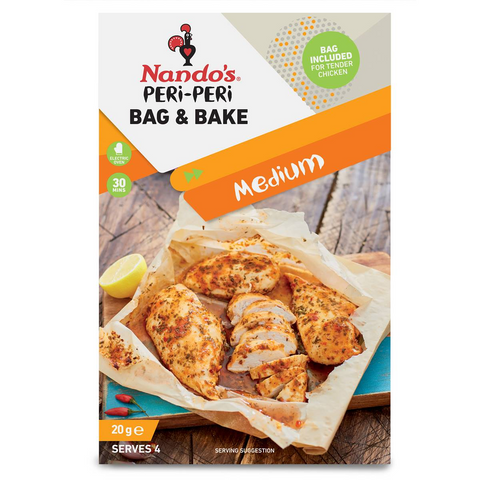 Nando's Medium Bag & Bake Spice Seasoning 20g