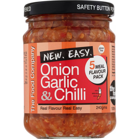 The Food Company Onion, Garlic & Chilli 240g