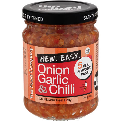 The Food Company Onion, Garlic & Chilli 240g