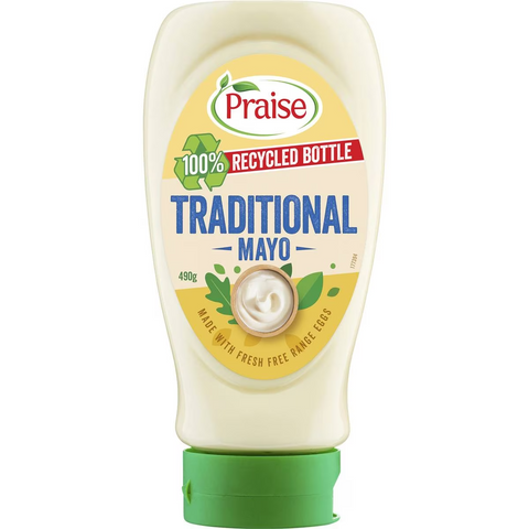 Praise Traditional Mayonnaise Squeeze Bottle 490g