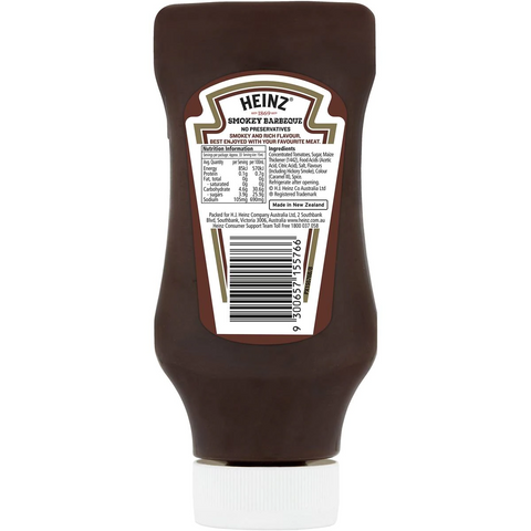 Heinz Smokey Bbq Sauce Barbecue Sauce 500ml