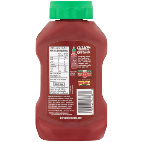 Sriracha Hot Chilli Sauce Ketchup 567g