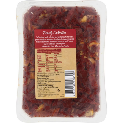 Sandhurst Semi Dried Tomato Strips 125g