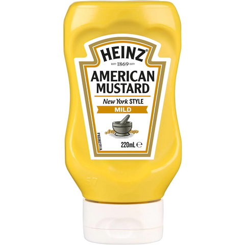 Heinz American Mustard Squeeze Bottle 220ml