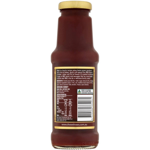 Three Threes Bbq Rib Sauce 275ml