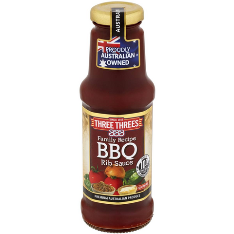 Three Threes Bbq Rib Sauce 275ml