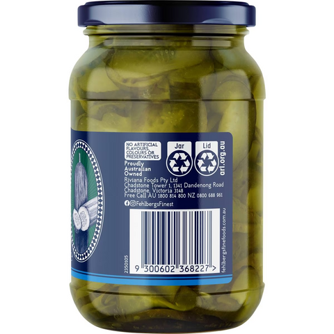 Fehlbergs Burger Pickles 490g