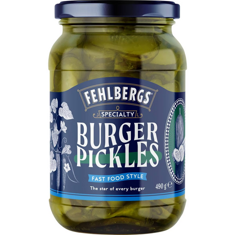 Fehlbergs Burger Pickles 490g