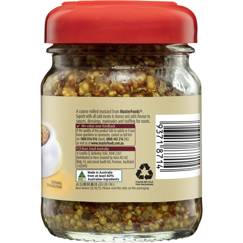 Masterfoods Wholegrain Mustard 175g