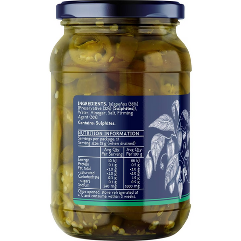 Fehlbergs Jalapenos Pickled 470g