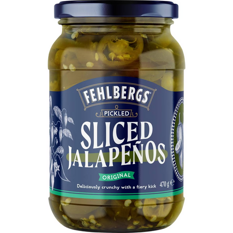 Fehlbergs Jalapenos Pickled 470g