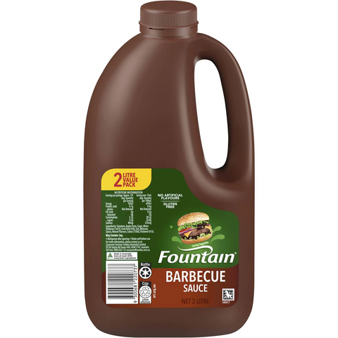 Fountain Barbecue Bbq Sauce Value Pack 2l