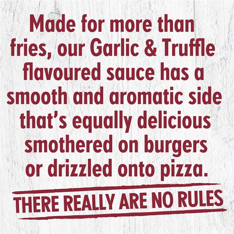 Masterfoods Garlic & Truffle Flavour No Rules Sauce 250ml