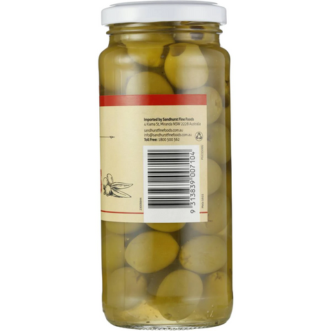 Sandhurst Olives Green Pitted 350g