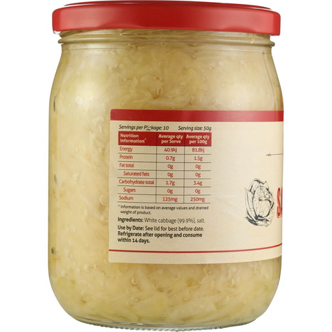 Sandhurst Sauerkraut 500g