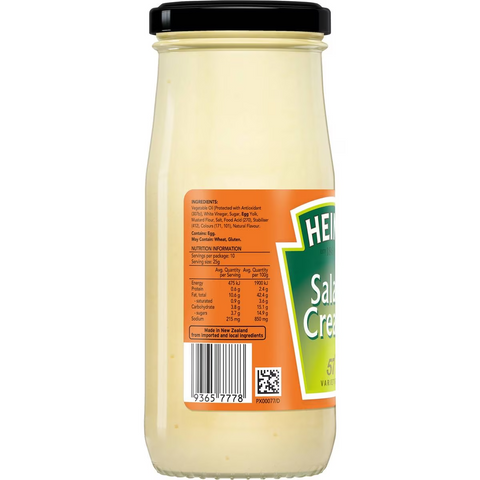 Heinz Salad Cream With Natural Flavours & No Preservatives 250g