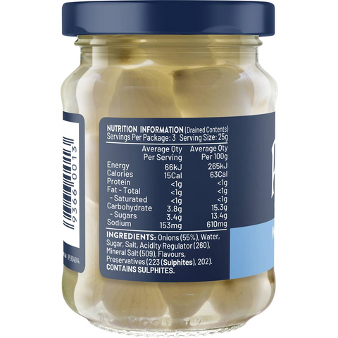 Rosella White Cocktail Onions 150g