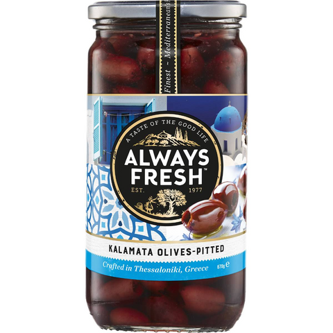 Always Fresh Pitted Kalamata Olives 670g