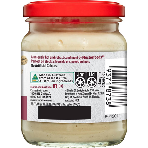 Masterfoods Horseradish Cream 175g