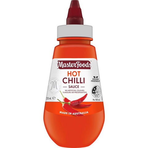 Masterfoods Hot Chilli Sauce 250ml