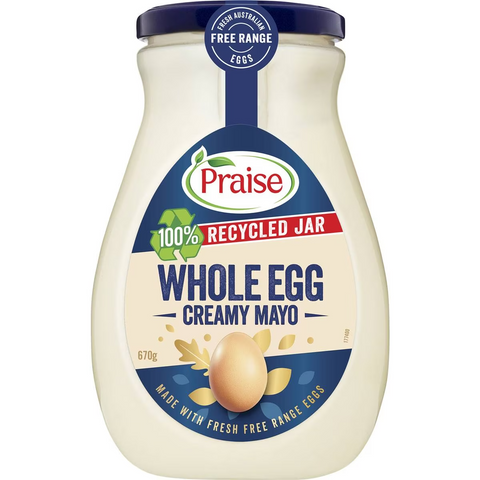 Praise Whole Egg Mayonnaise Whole Egg 670g