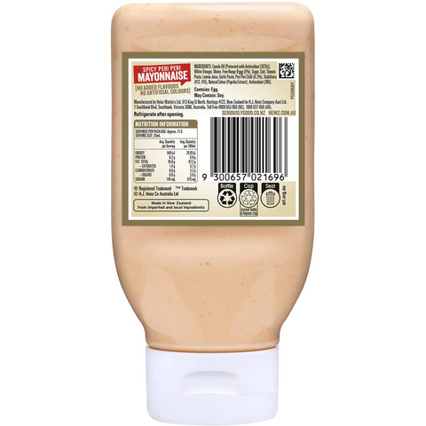 Heinz Seriously Good Mayonnaise Spicy Peri Peri Mayo 295ml