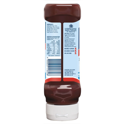 Hp Original Barbecue Bbq Sauce 99% Fat Free Brown Sauce 390ml