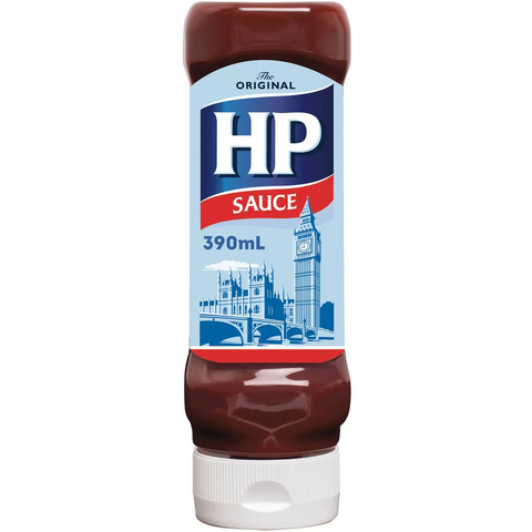 Hp Original Barbecue Bbq Sauce 99% Fat Free Brown Sauce 390ml