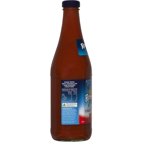 Rosella Tomato Sauce Glass 580ml