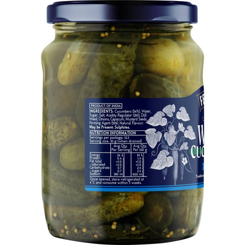 Fehlbergs European Style Dill Pickled Cucumbers 680g