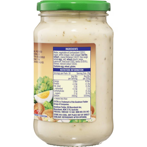 Eta Dressings Potato Salad 365g