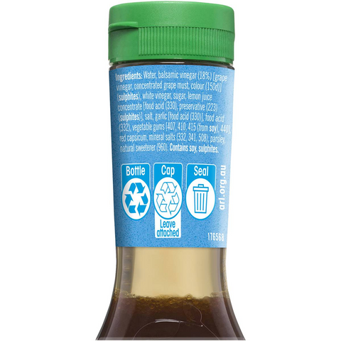 Praise Balsamic Dressing 99% Fat Free 330ml