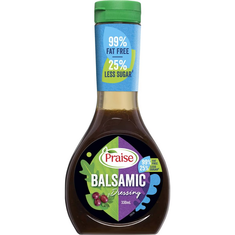 Praise Balsamic Dressing 99% Fat Free 330ml