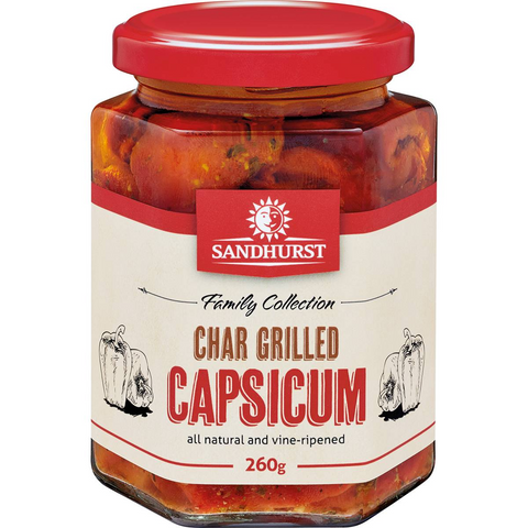 Sandhurst Capsicum Chargrilled 260g