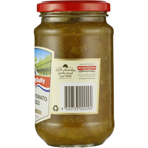 Spring Gully Pickles Green Tomato 415g