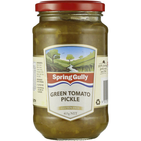 Spring Gully Pickles Green Tomato 415g