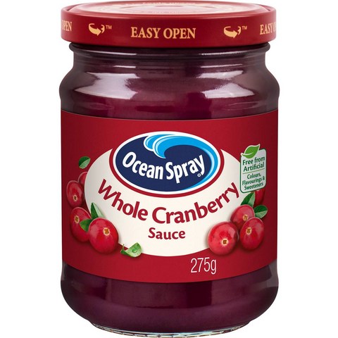 Ocean Spray Fruit Sauce Cranberry Whole Berry 275g