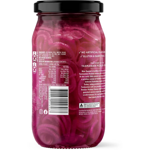 Blue Banner Tasmanian Pickled Onions 525g