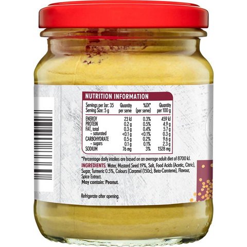 Masterfoods Mild English Mustard 175g