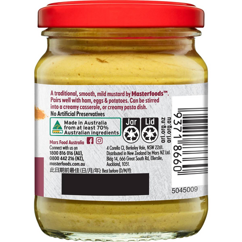 Masterfoods Mild English Mustard 175g