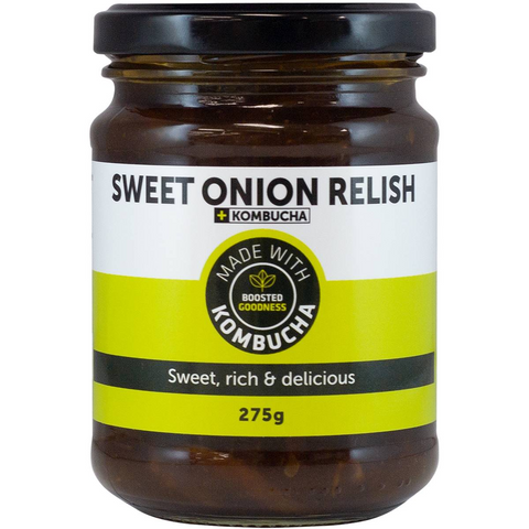 Made With Kombucha Sweet Onion Relish 275g