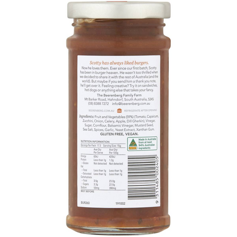 Beerenberg Relish Burger 260g