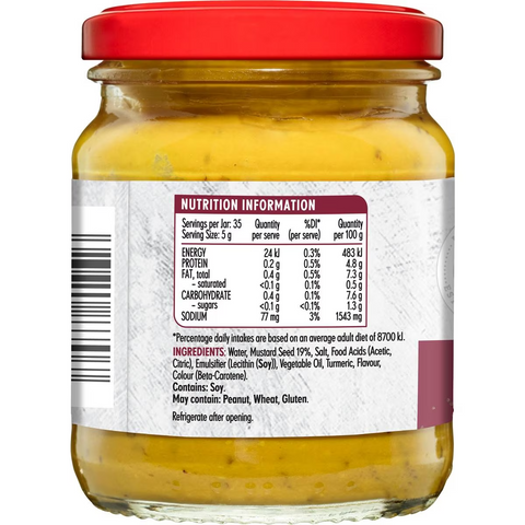 Masterfoods Australian Mustard 175g