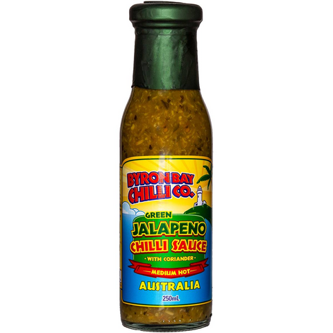 Byron Bay Chilli Co. Chilli Sauce Green Jalapeno 250ml