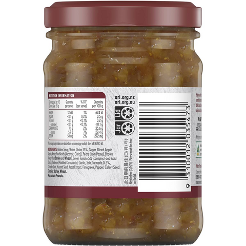 Masterfoods Relish Cafe Green Tomato 250g