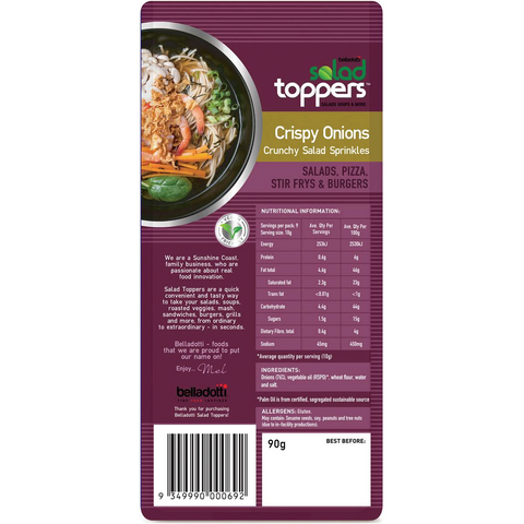 Belladotti Salad Toppers Crispy Onions 90g