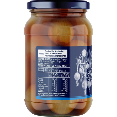 Fehlbergs Onions Pickled 500g