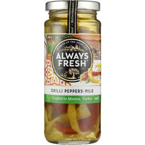 Always Fresh Chilli Peppers Mild 310g